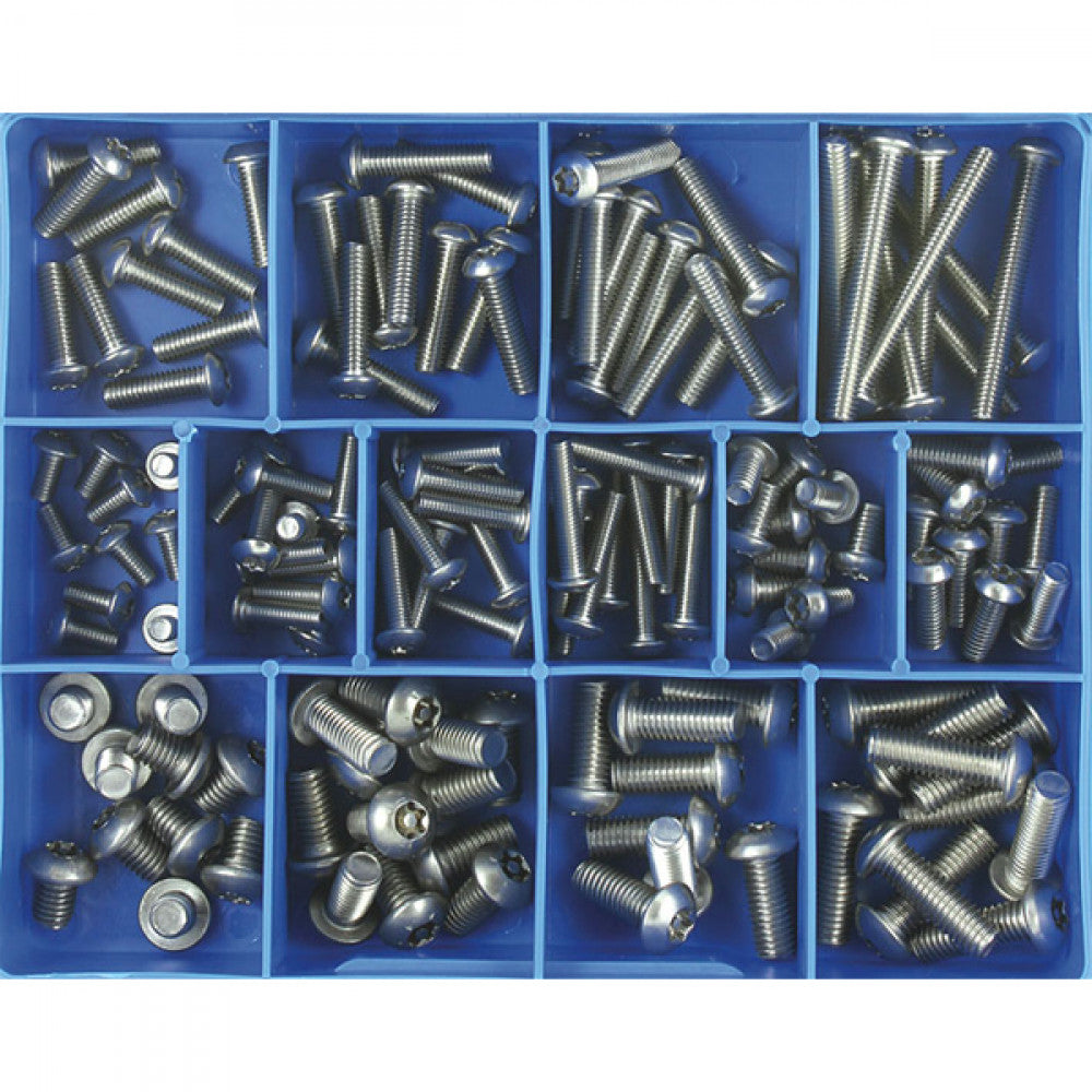 TORX SECURITY MM MACHINE SCREW ASSORTMENT 304/A2