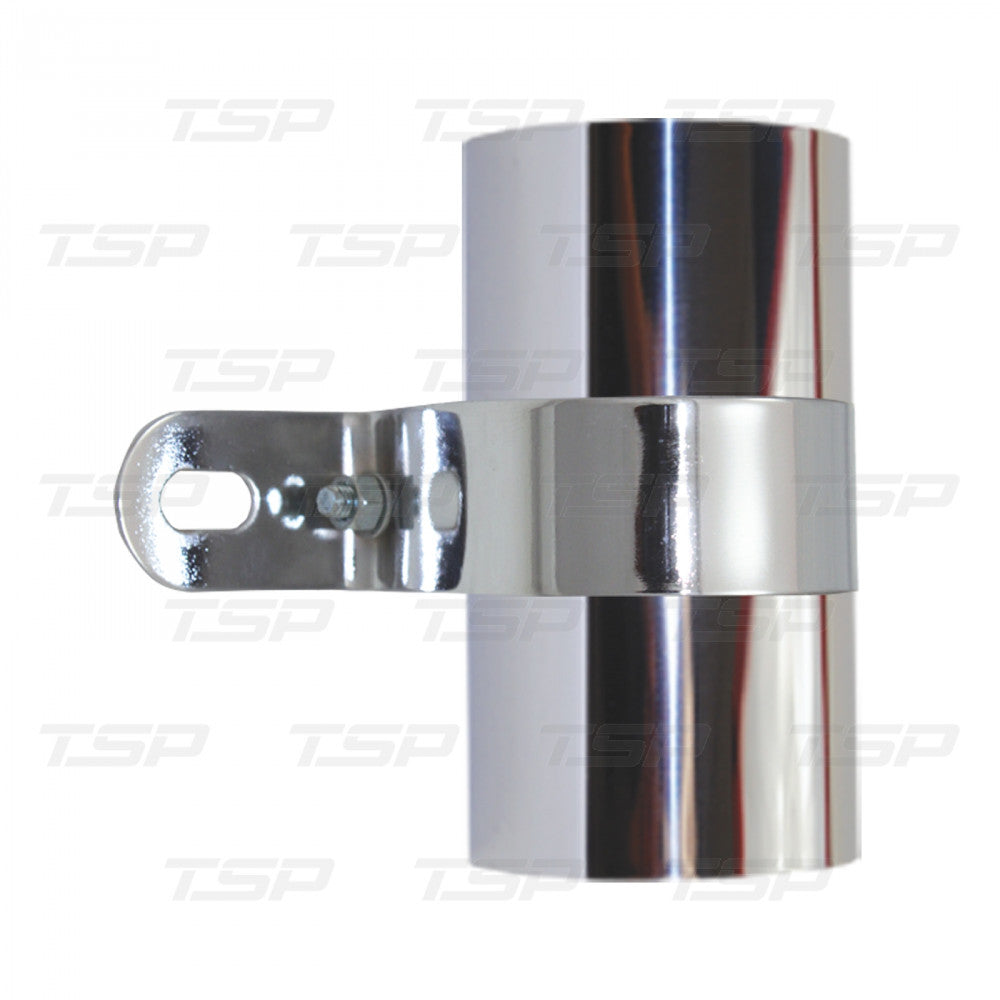 CANISTER STYLE IGNITION COIL COVER & BRACKET (CHROME) - UNIVERSAL