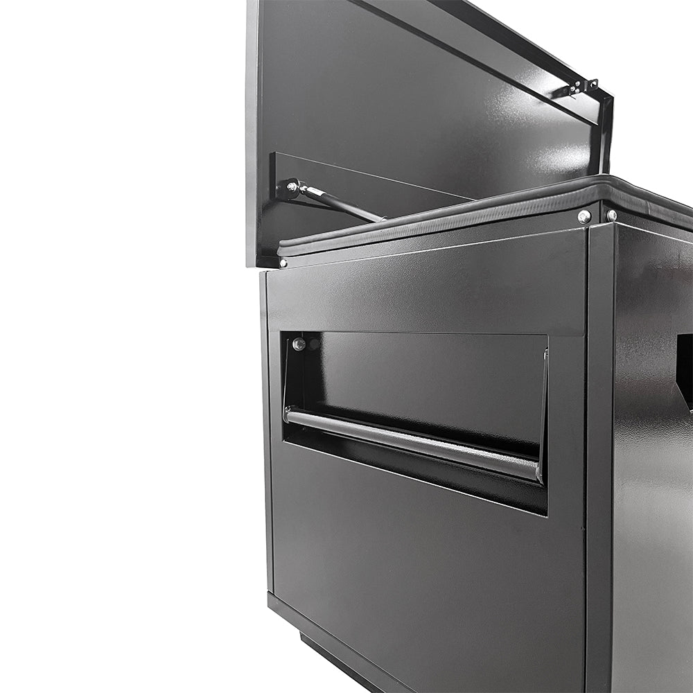 Tradie Site Storage Box 48" Black (Flat Pack)