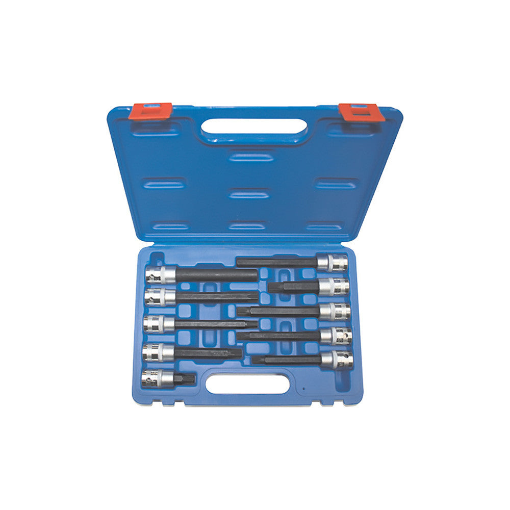 Socket Set 10Pc Inhex, Spline, Torx-R, Ribe