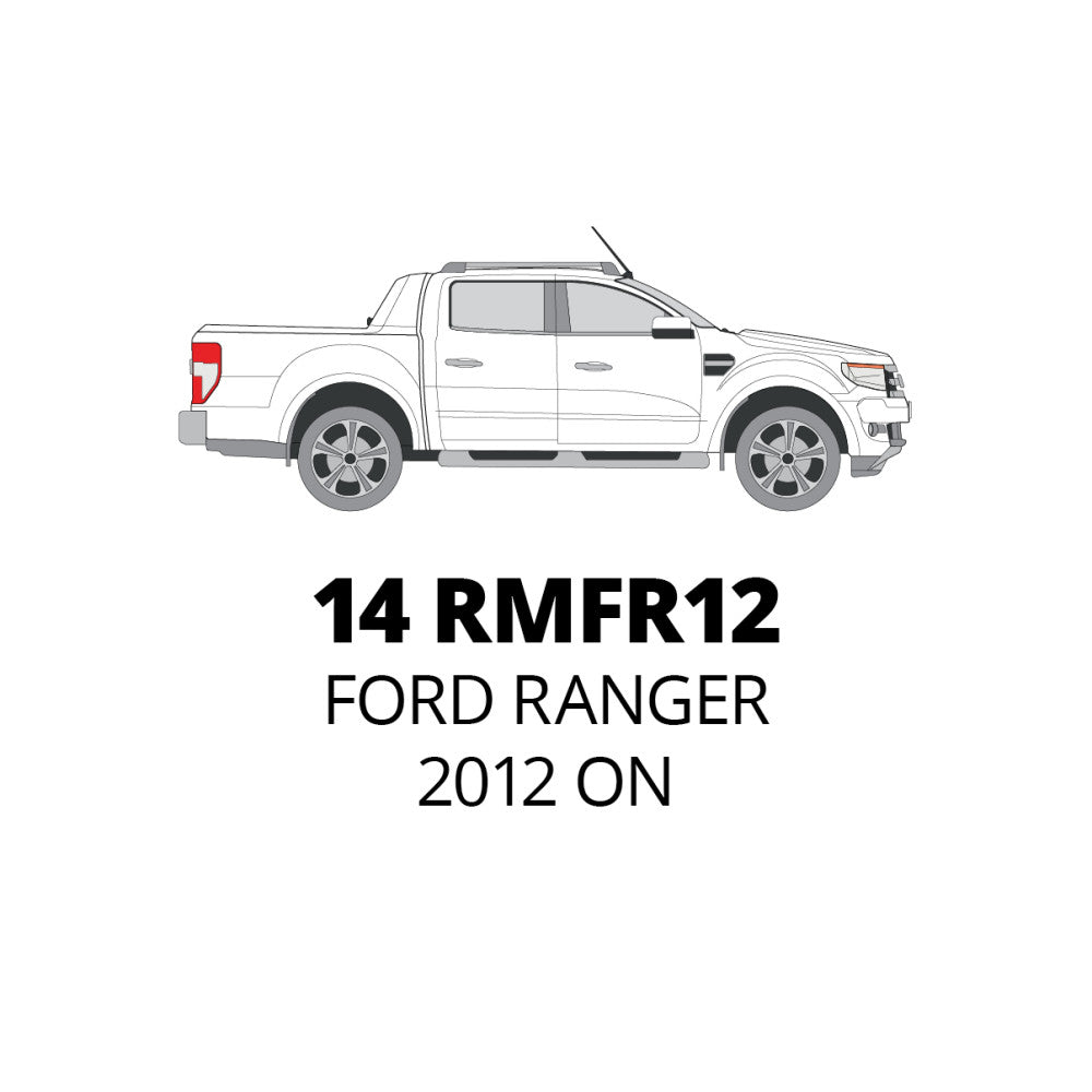 All Weather Front & Rear Mat Set - Ford Ranger 2012 On