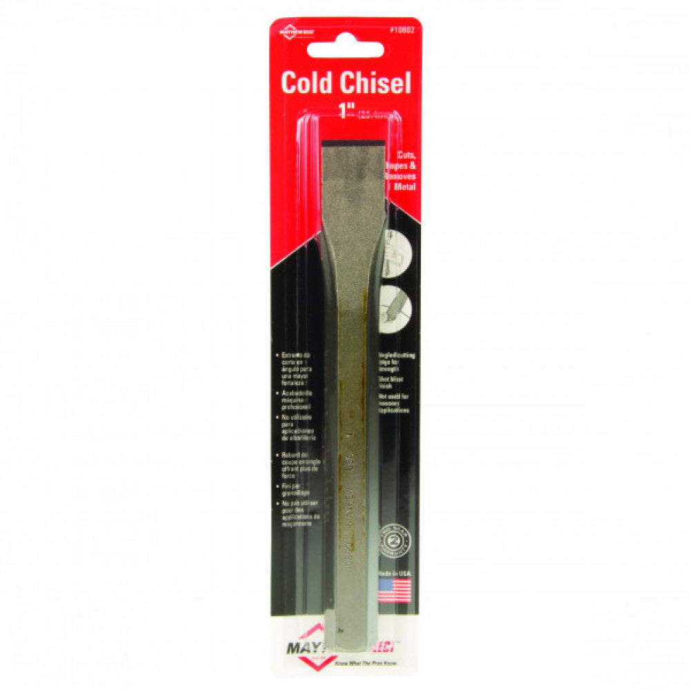 Mayhew Cold Chisel 200mm x 25mm (Card)