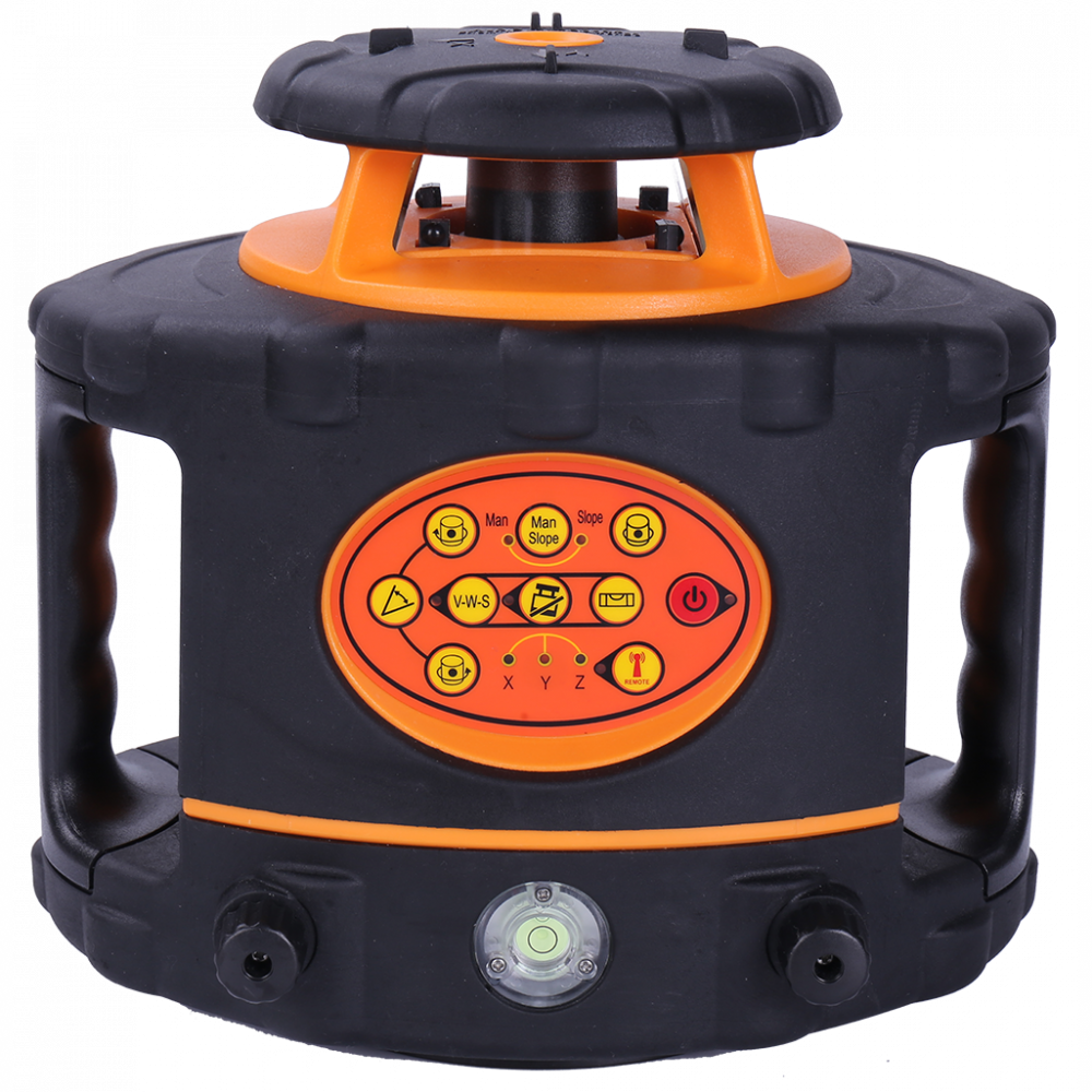 Waterproof Dual Slope Laser W/ Receiver Tripod & Staff