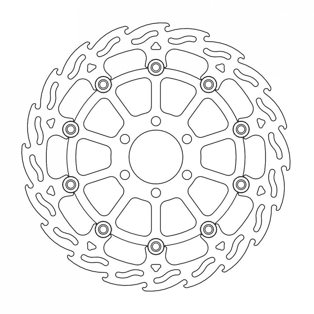 Front Brake Disc Moto Master Flame Floating KTM 125 Duke 390 Duke 13-16 200 Duke