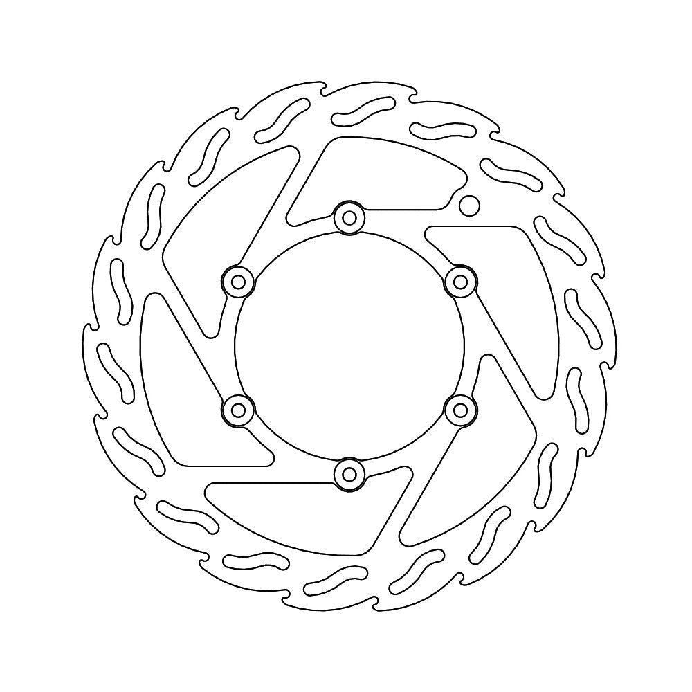 Brake Disc Front Moto Master Flame Gas Gas Ec125 95-15 Ec250 95-20 Ec200 Ec300 9