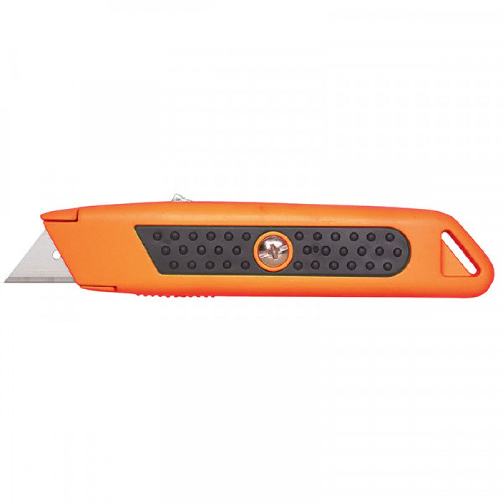 Sterling Rubber Grip Self-Retract Knife