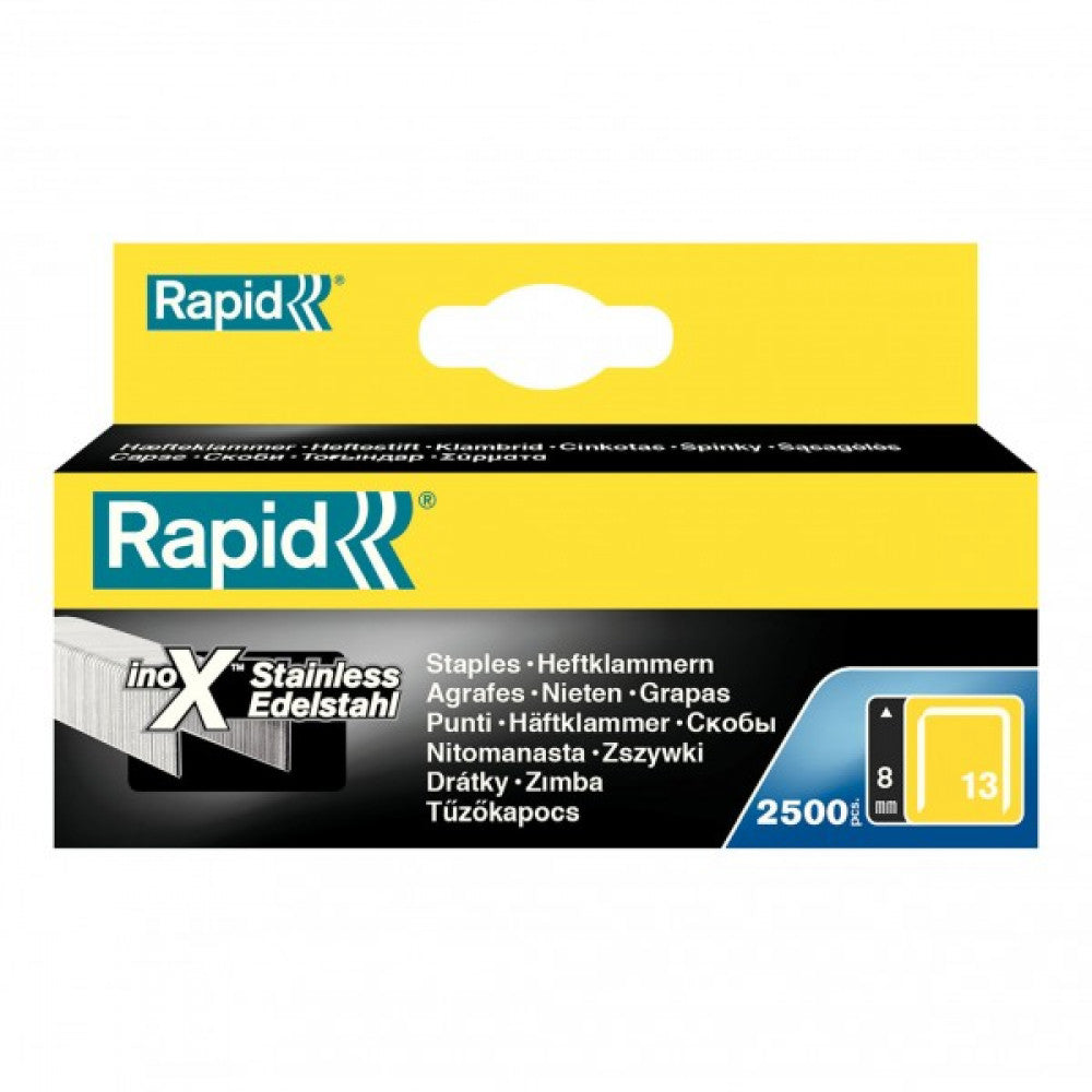 Rapid Staples 13/8 2500pcs Stainless Steel