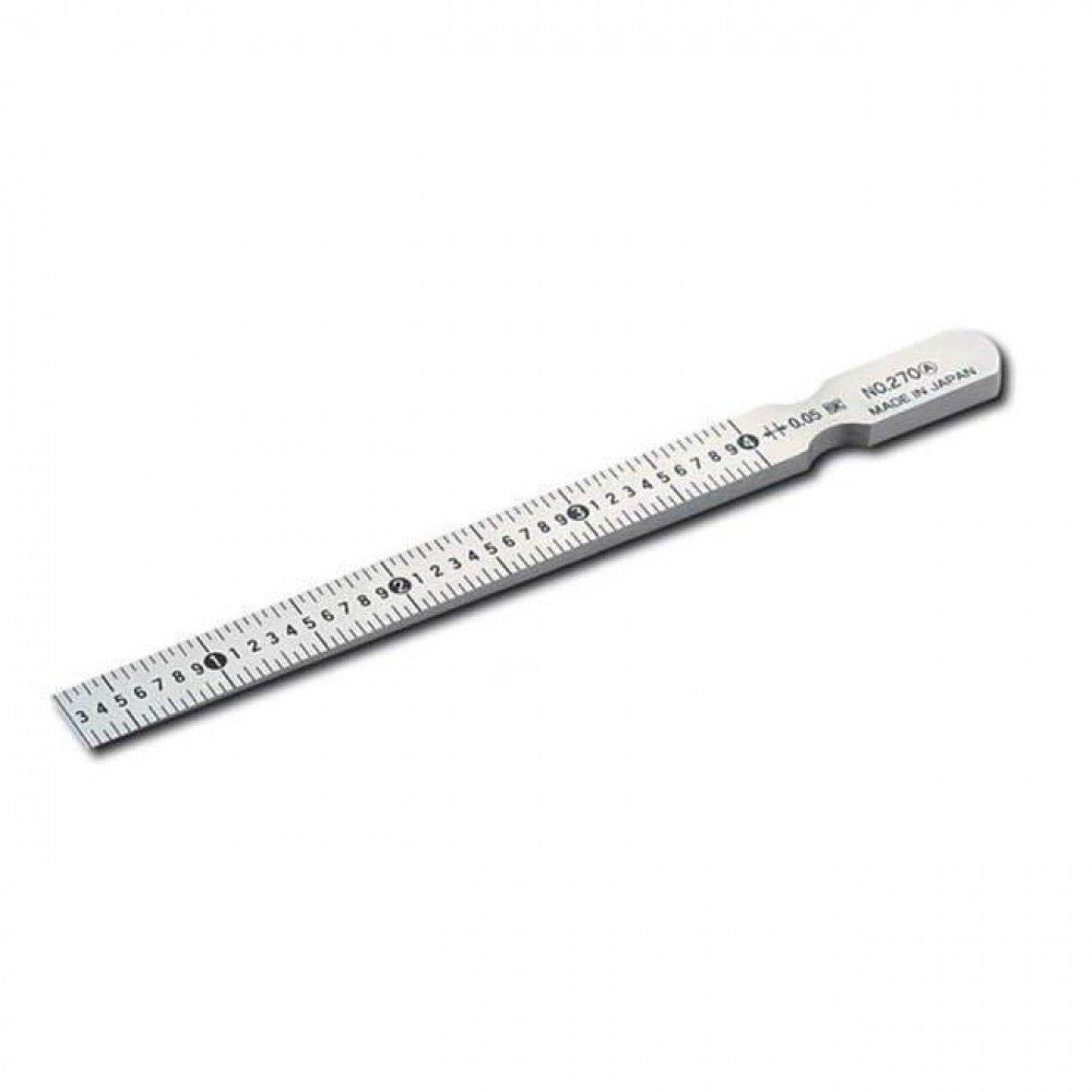 Taper Gauge Wedge Shaped 0.3-4mm x .05mm Steps 11mm Wide x 160mm Long SK 270A