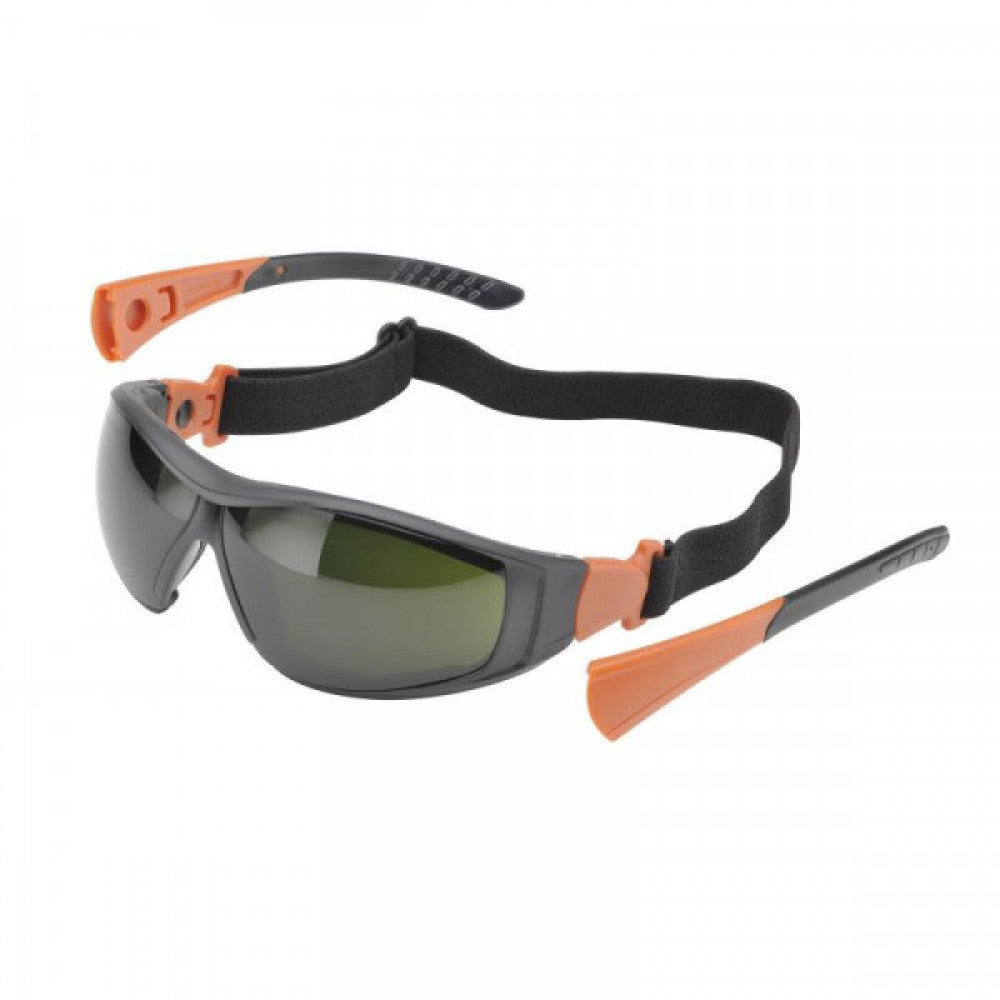 Go-Specs II Welding Shade 5 Lens Elvex Elastic Strap