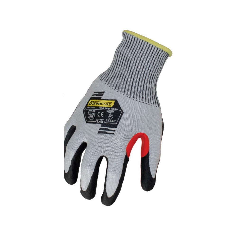Ironclad Knit Glove A6 Foam Nitrile Touch S