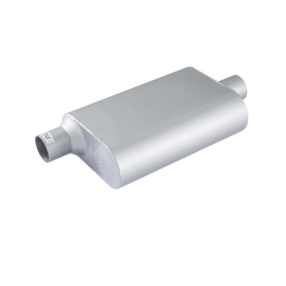 AFTERBURNER Universal Two Chamber 2.25 Offset In/2.25 CentreOut Muffler#ABE42441