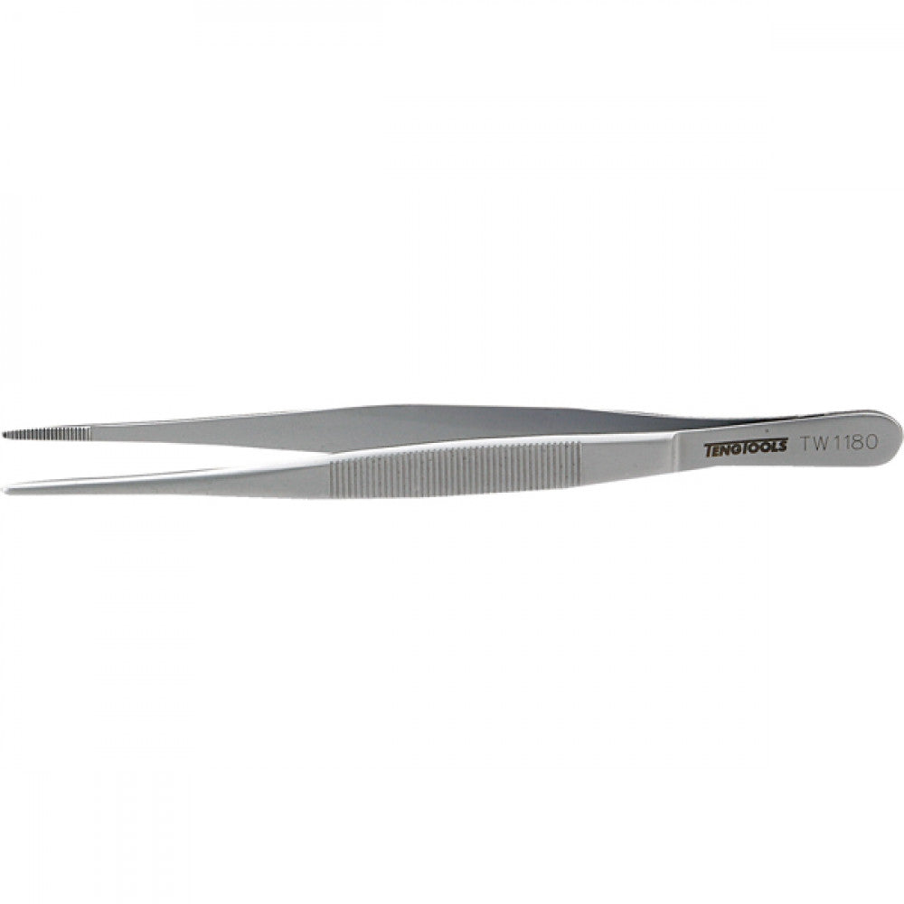 Teng Precision Tweezer 180mm Straight Serrated