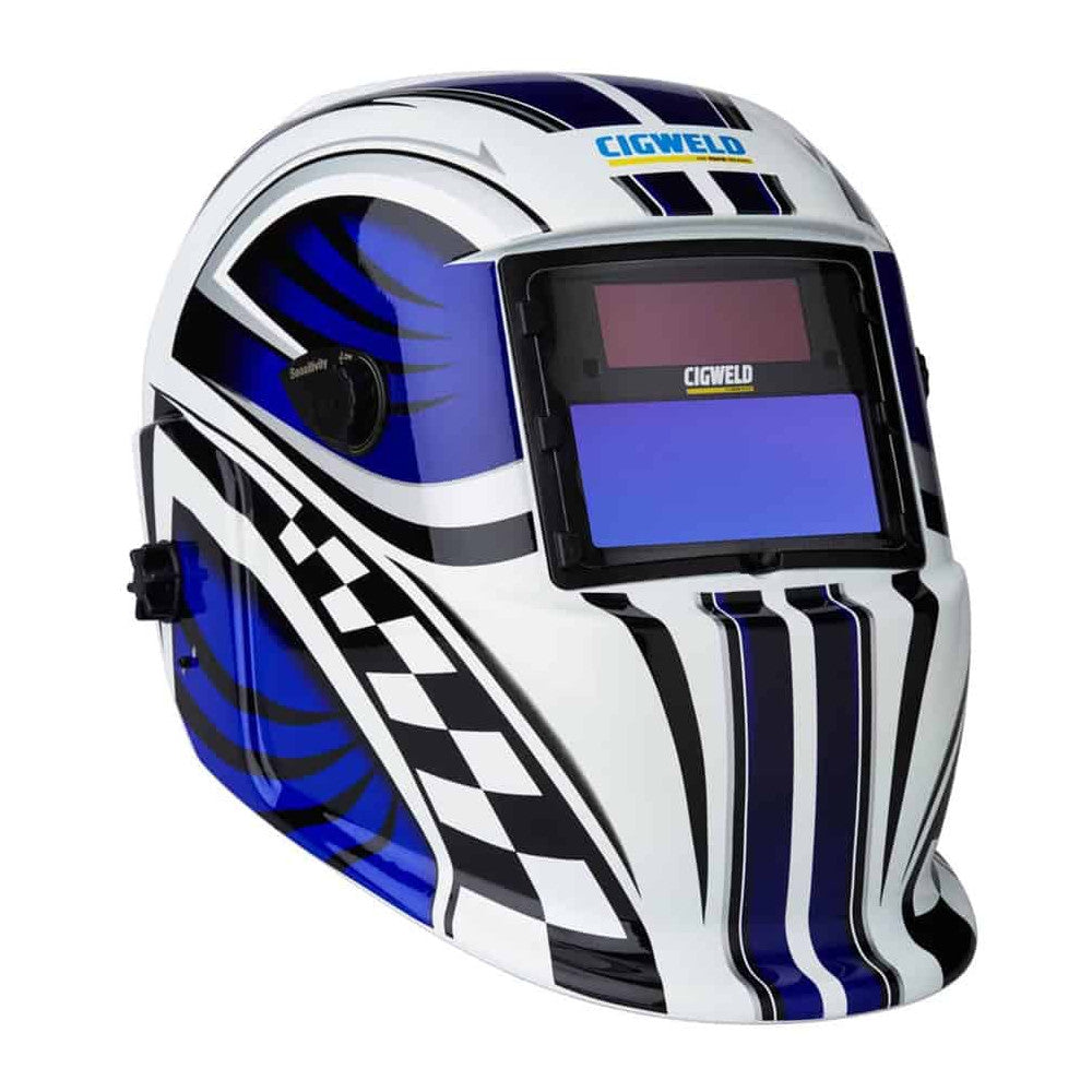 CIGWELD WeldSkill Auto-Darkening Helmet – Racer
