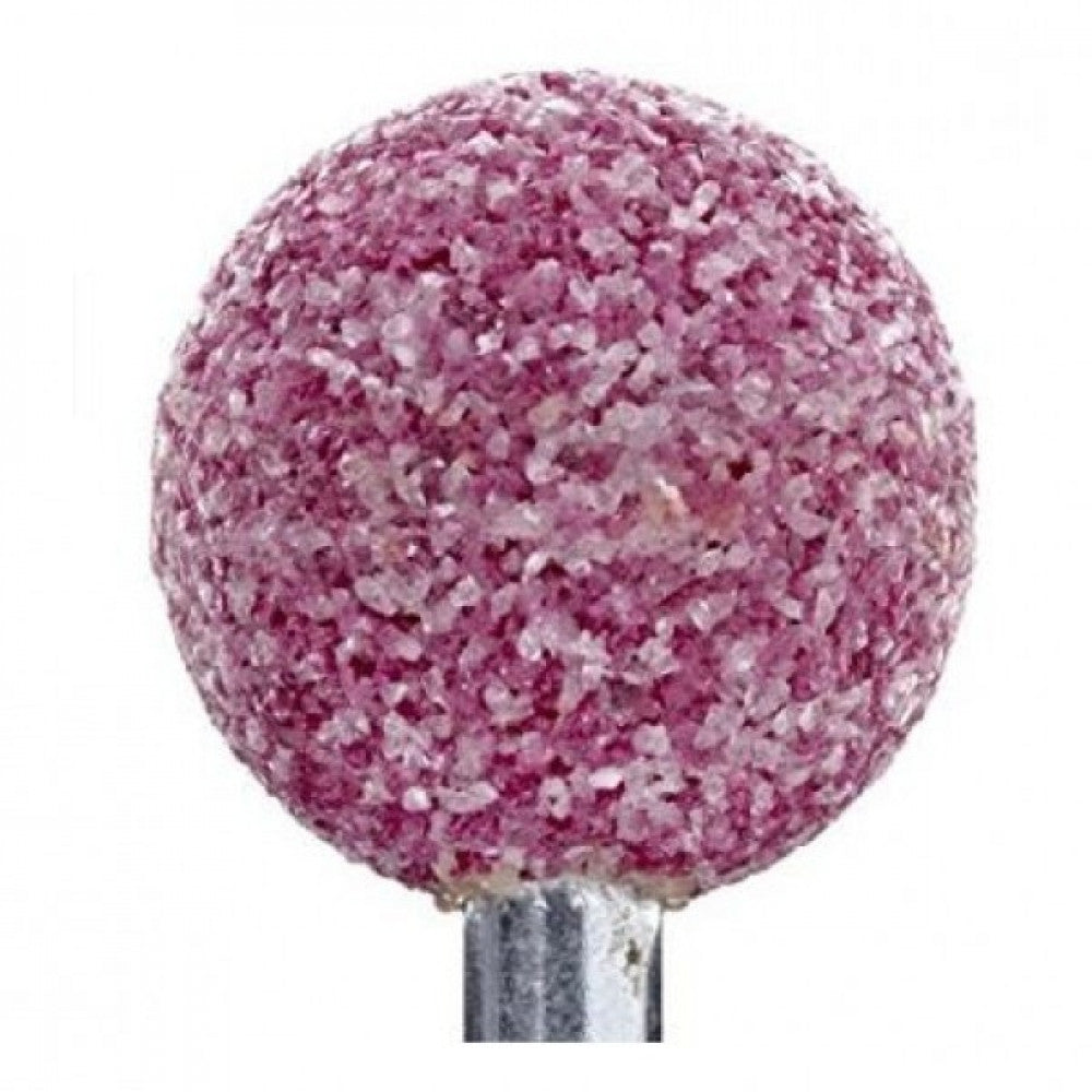 A25 Mounted Point PA46PV Pink Aluminium Oxide 6mm Shank For Steel & Iron