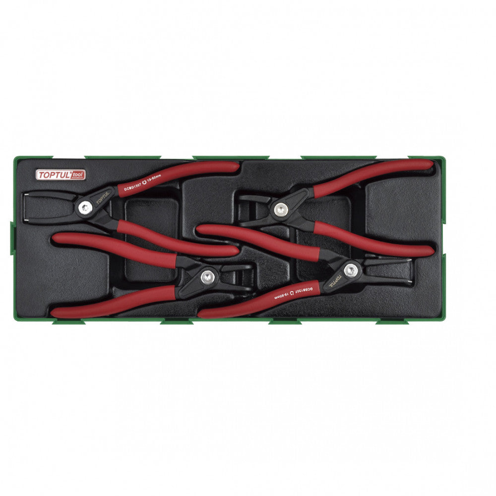 Toptul Heavy Duty Circlip Plier Set 4pce