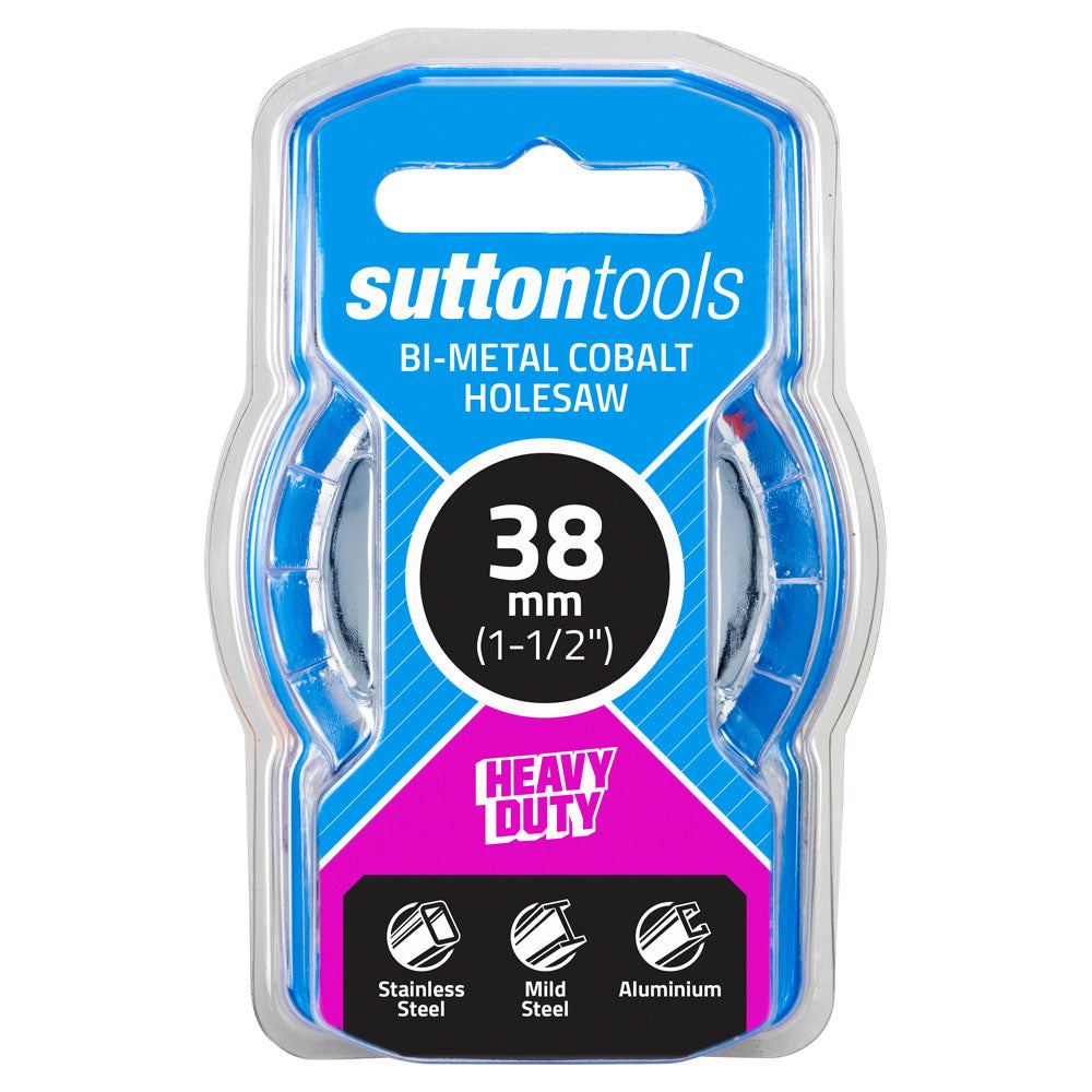 38mm Sutton Tools Bi-Metal Cobalt Holesaw