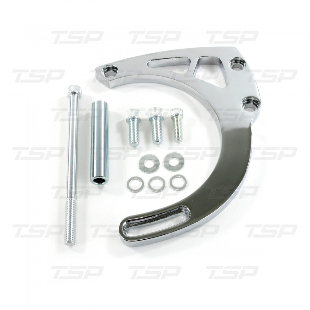 TSP CHEVY SMALL BLOCK LONG WATER PUMP MID-MOUNT ALTERNATOR BRACKET #JM9131P