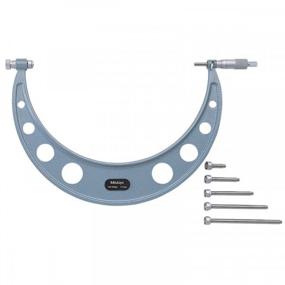 Mitutoyo Outside Micrometer 150-300mm x 0.01mm With Interchangeable Anvils