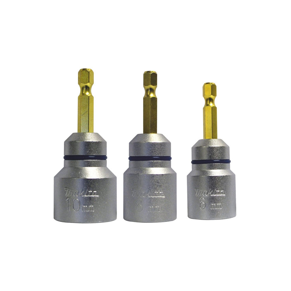 Makita Threaded Rod Sockt 6/8/10mm 3pc