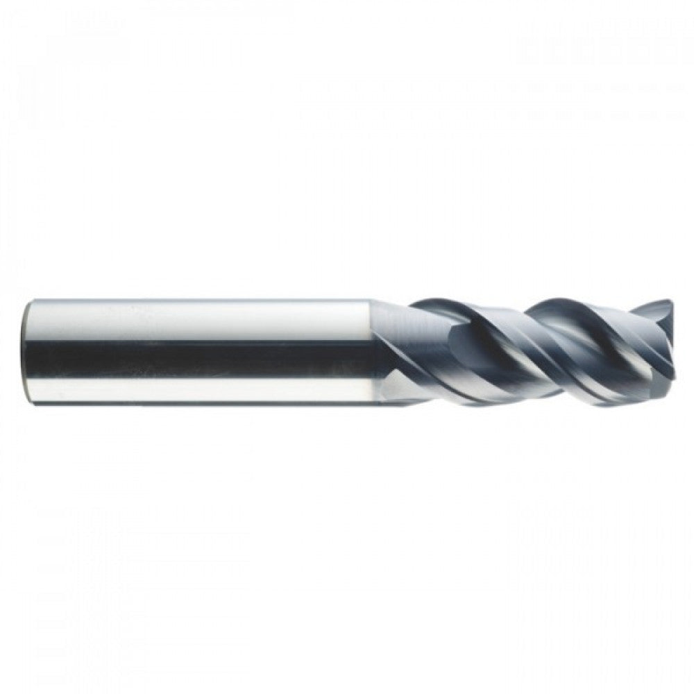 10mm SER 33MCR 3 Flute AlTiN Carbide Endmill 0.5mm CR 27x72 #43450 Steel >45HRc