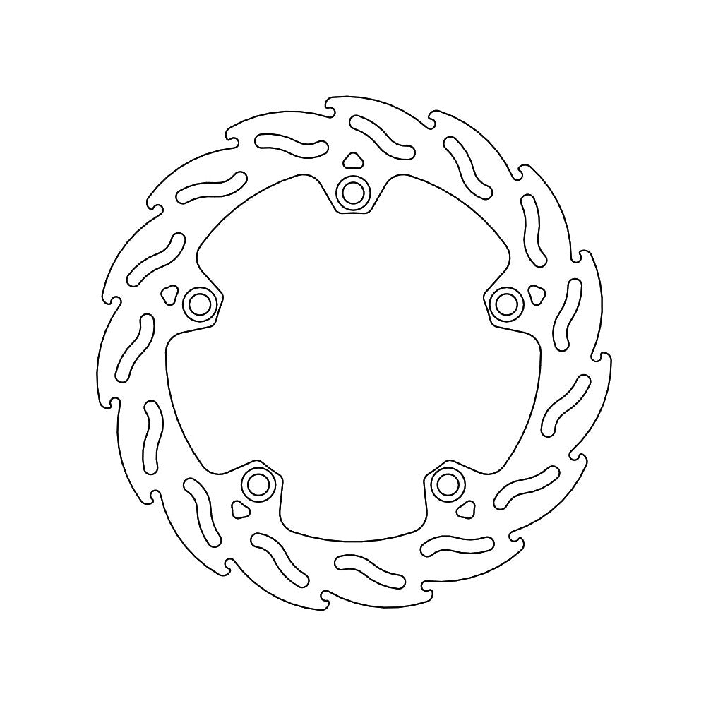 Rear Brake Rotor Moto Master Flame Honda Crf1100L Africa Twin Africa Twin 20-21