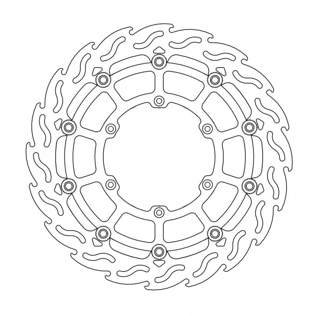 Brake Disc Front Moto Master Flame Oversize 320mm Kawasaki Yamaha