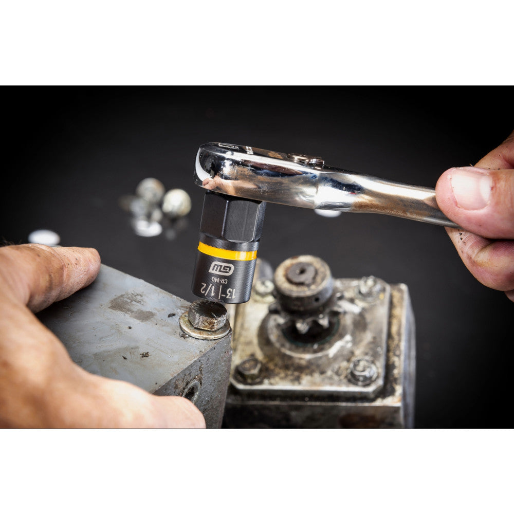 GEARWRENCH 7Pc 1/4 & 3/8 in. Drive SAE Bolt Biter™ Impact Extraction Socket Set