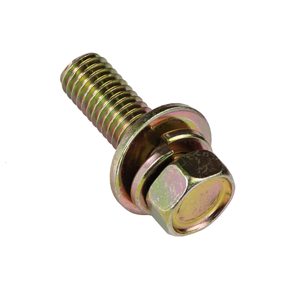 M8 x 30mm SEMS HEX BOLT W/SPRING & FLAT WASHER