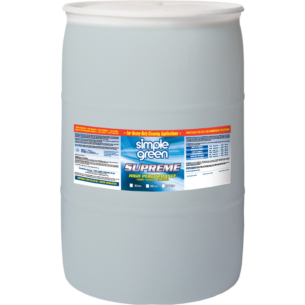 Simple Green® Supreme Heavy-Duty Cleaner & Degreaser Concentrate 208L