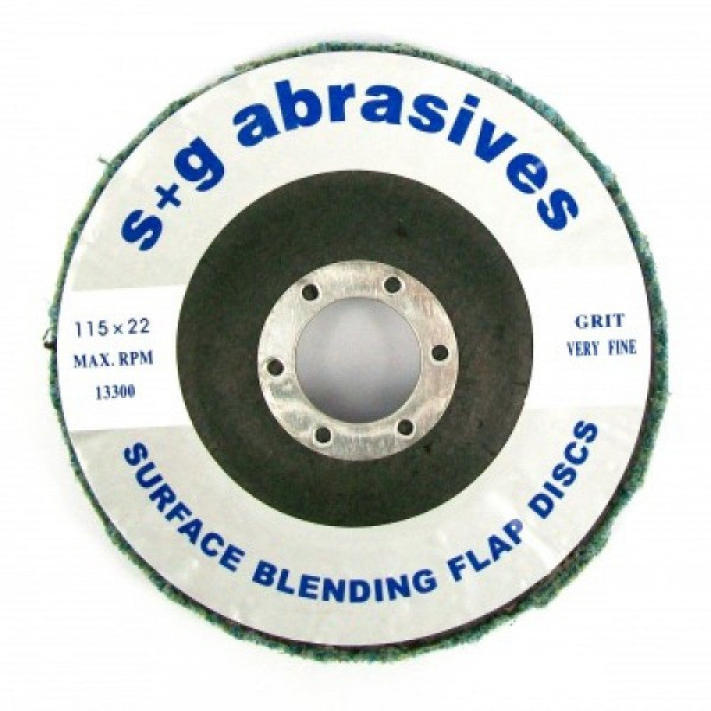 2 Pack Surface Blending Flap Disc 115mm Fine