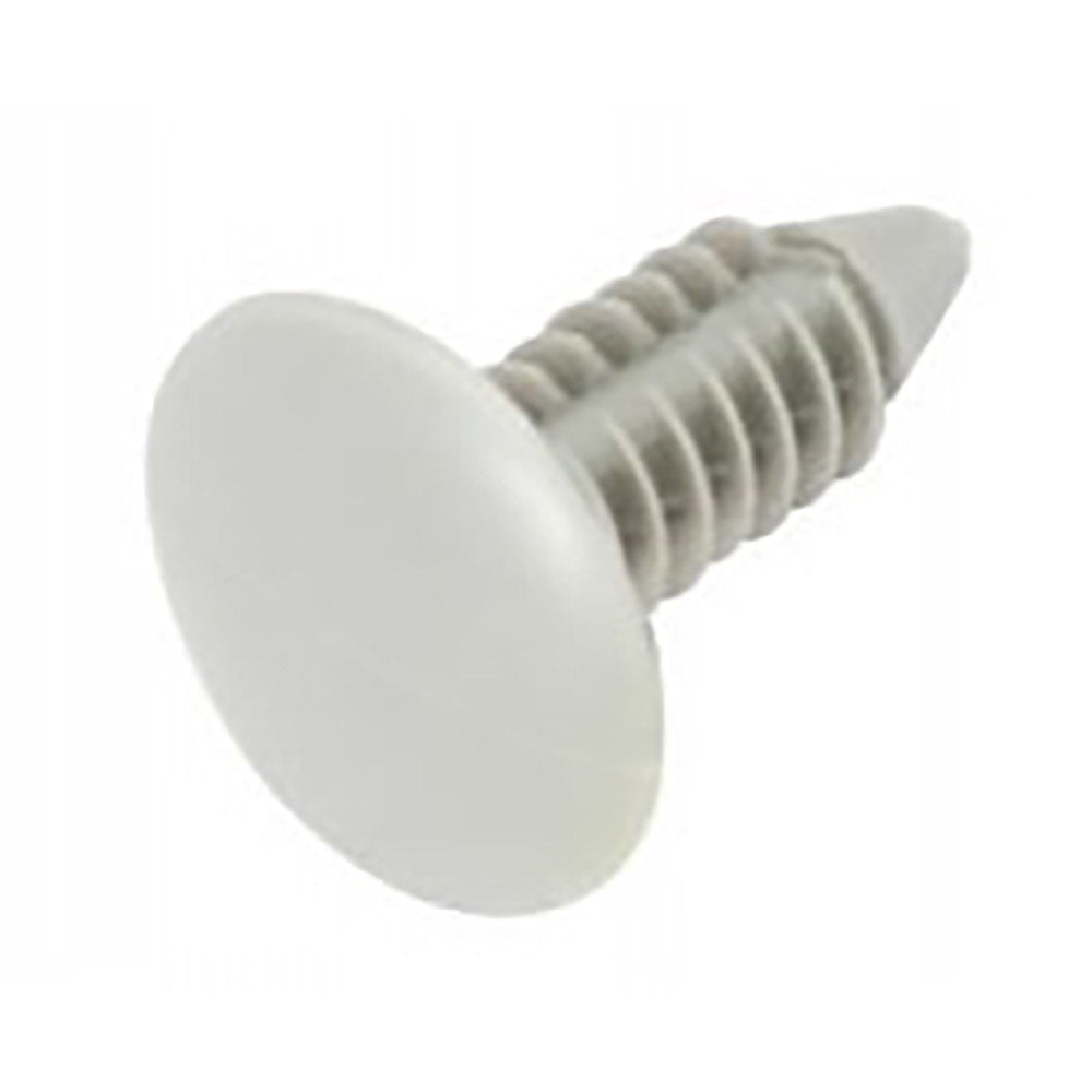 Xmas Tree Clip White 17mm Head x 20mm - 50Pk