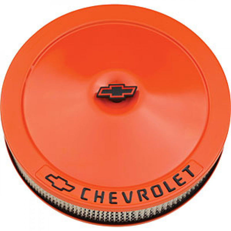 Proform GM Chev Air Cleaner Orange Bowtie
