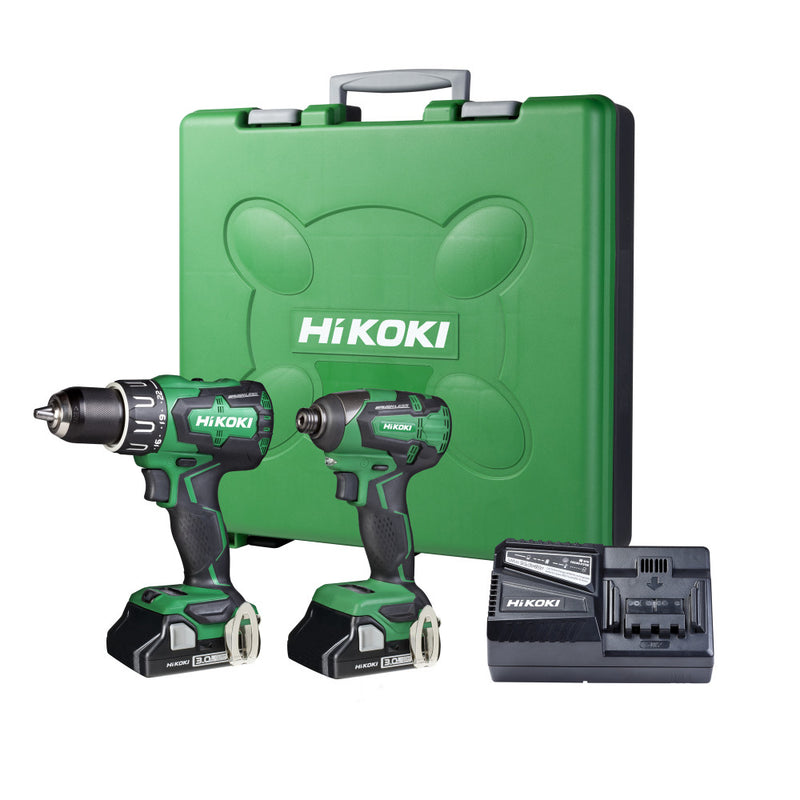 HiKOKI 18V Brushless Combo Kit -  DV18DBSL+WH18DBSL+ 3Ah