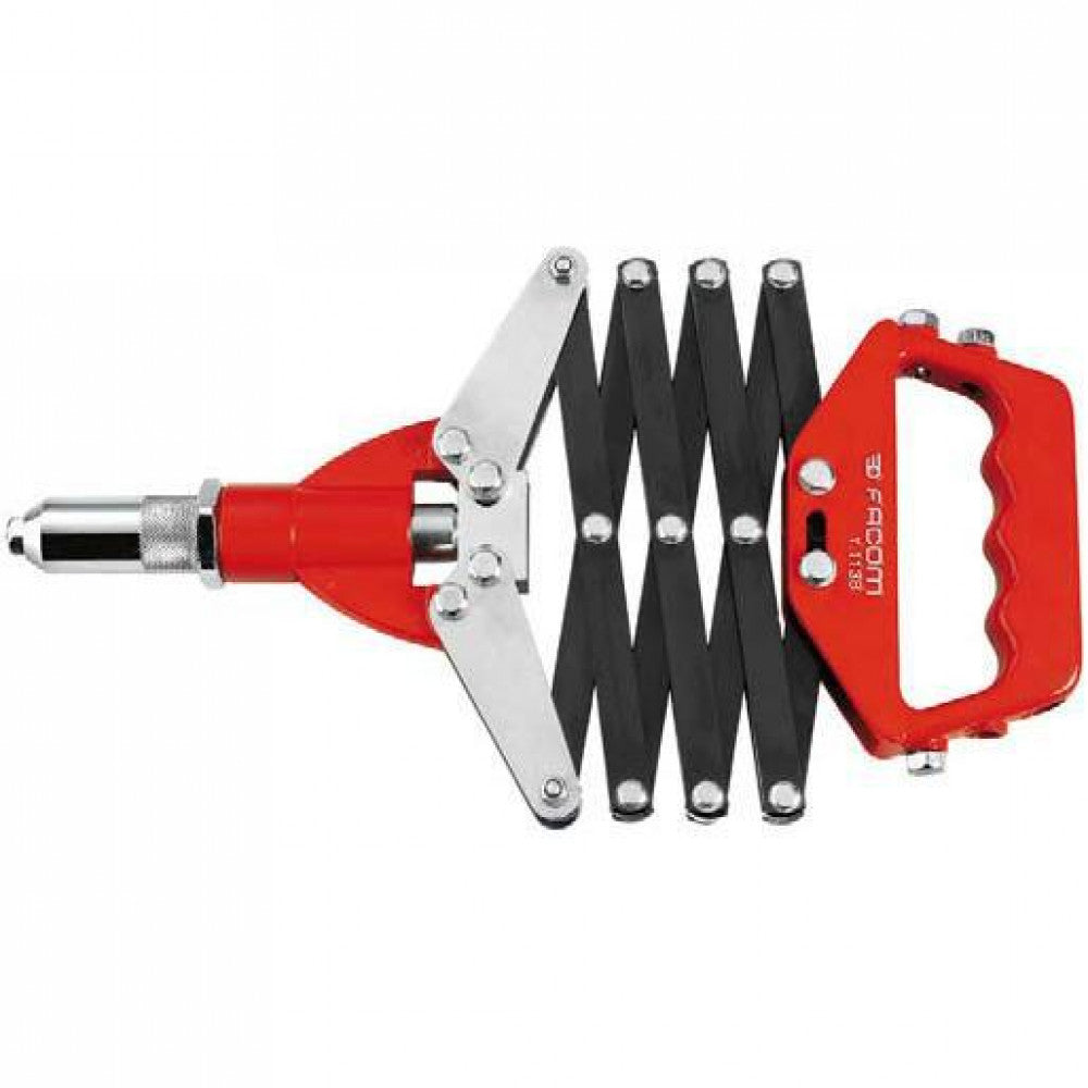 Riveter Concertina 3-3.2, 4, 4.8-5, 6 (Steel) & 6.4mm (Ali) Nozzles Facom Y.113B