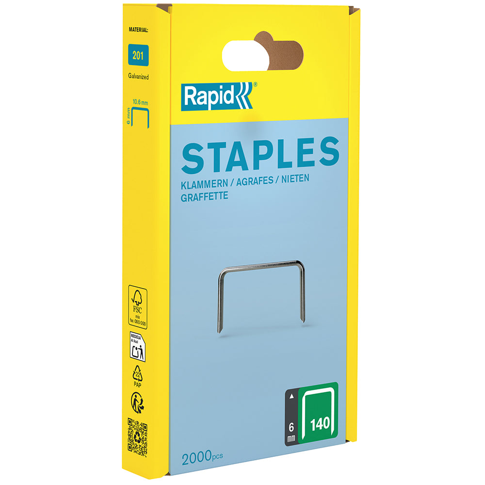 Rapid Staples 140/16 2000pcs