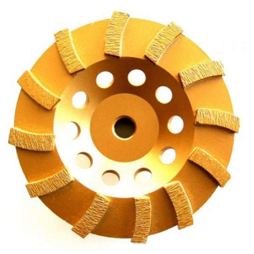 Diamond Grinding Wheel Swirl Cup 180mm 24 Segment