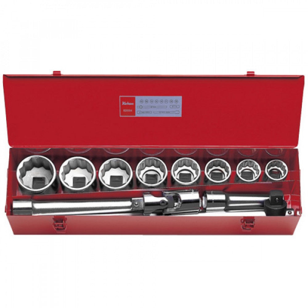 Koken - 1" Dr Socket Set - 12pc-1.7/16"-2.1/2"