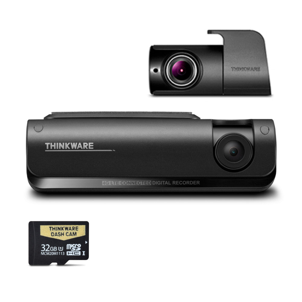 Thinkware T700 4G LTE Connected Full HD Front & Rear Dash Cam Kit - 32GB