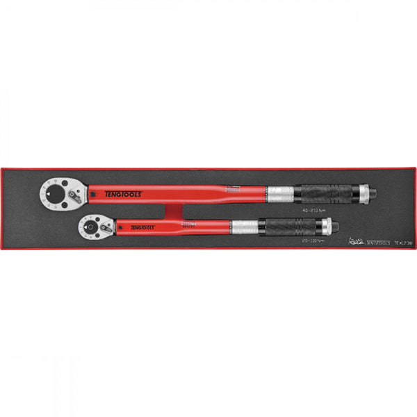 2Pc 3/8in & 1/2in Dr. Torque Wrench Set