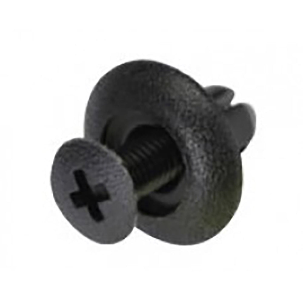 Champion Scrivet Clip Black 17mm Head x 10mm - 50P