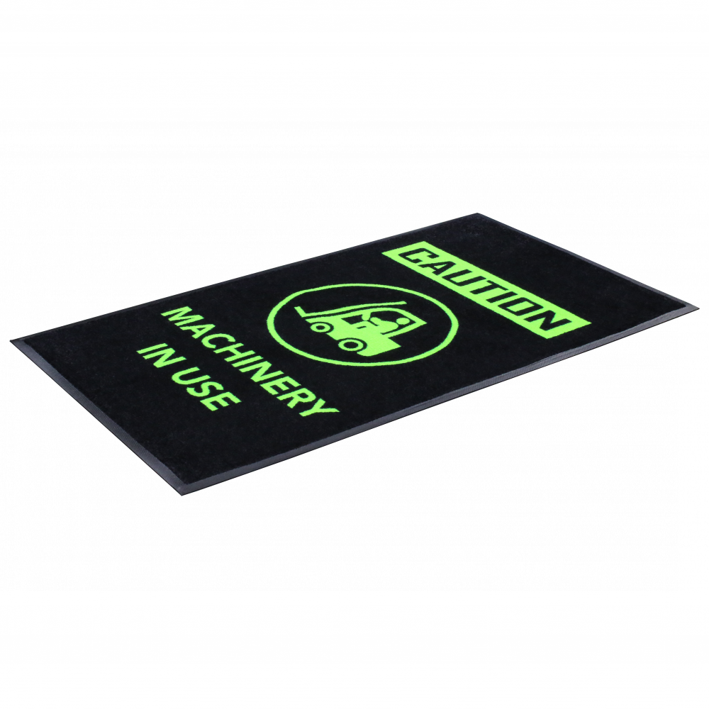 Century Pile Mat - Machinery In Use 1450 x 850mm