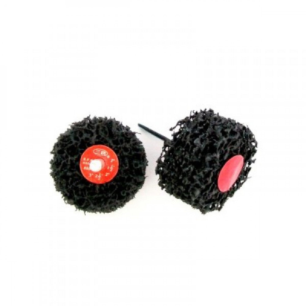 2 Pack Stripping Wheel Black 50 x 25 6mm Shaft