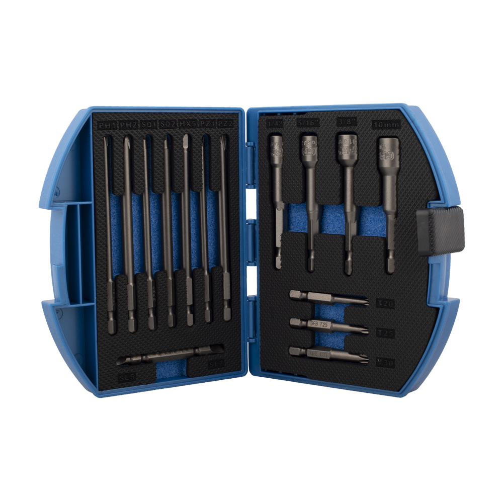 GFB Assorted Screwdriver Bit Set -15pc