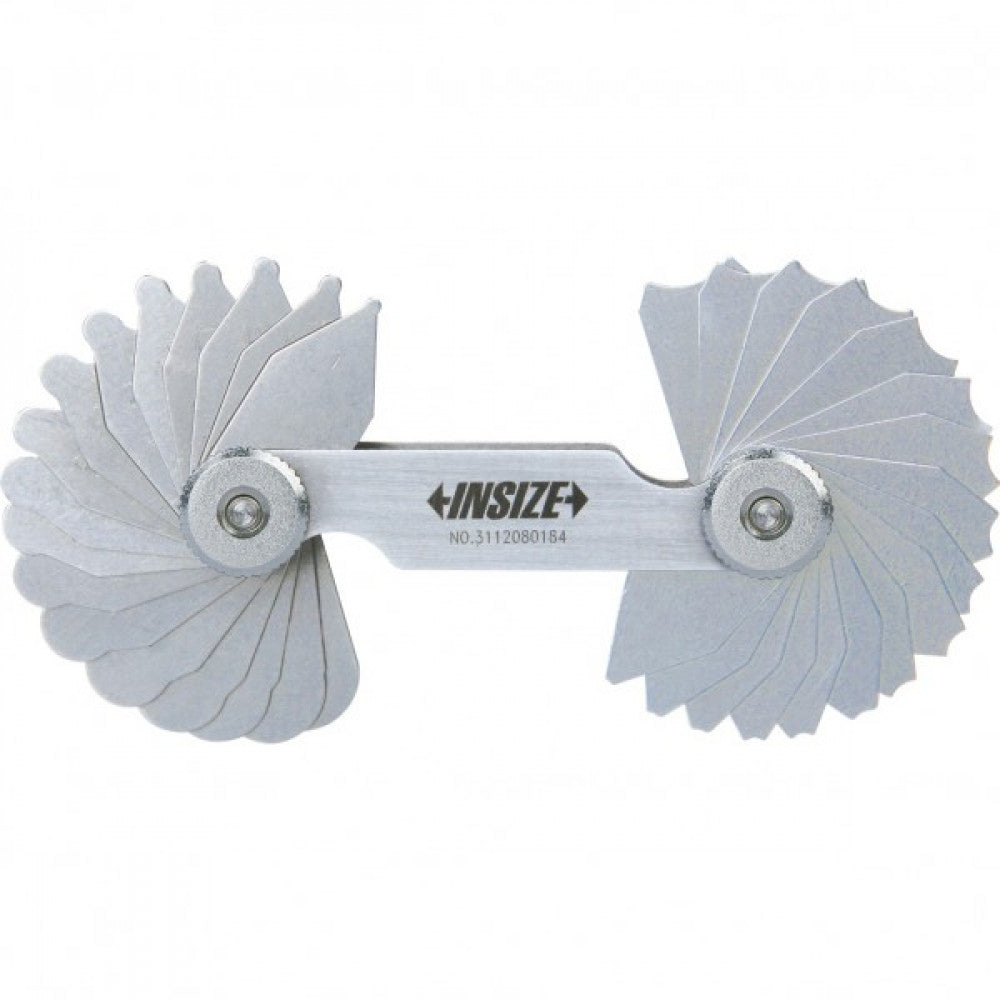 Metric Radius Gauge 15.50-20mm x .5mm 20-25mm x 1.0mm Insize 4801-15