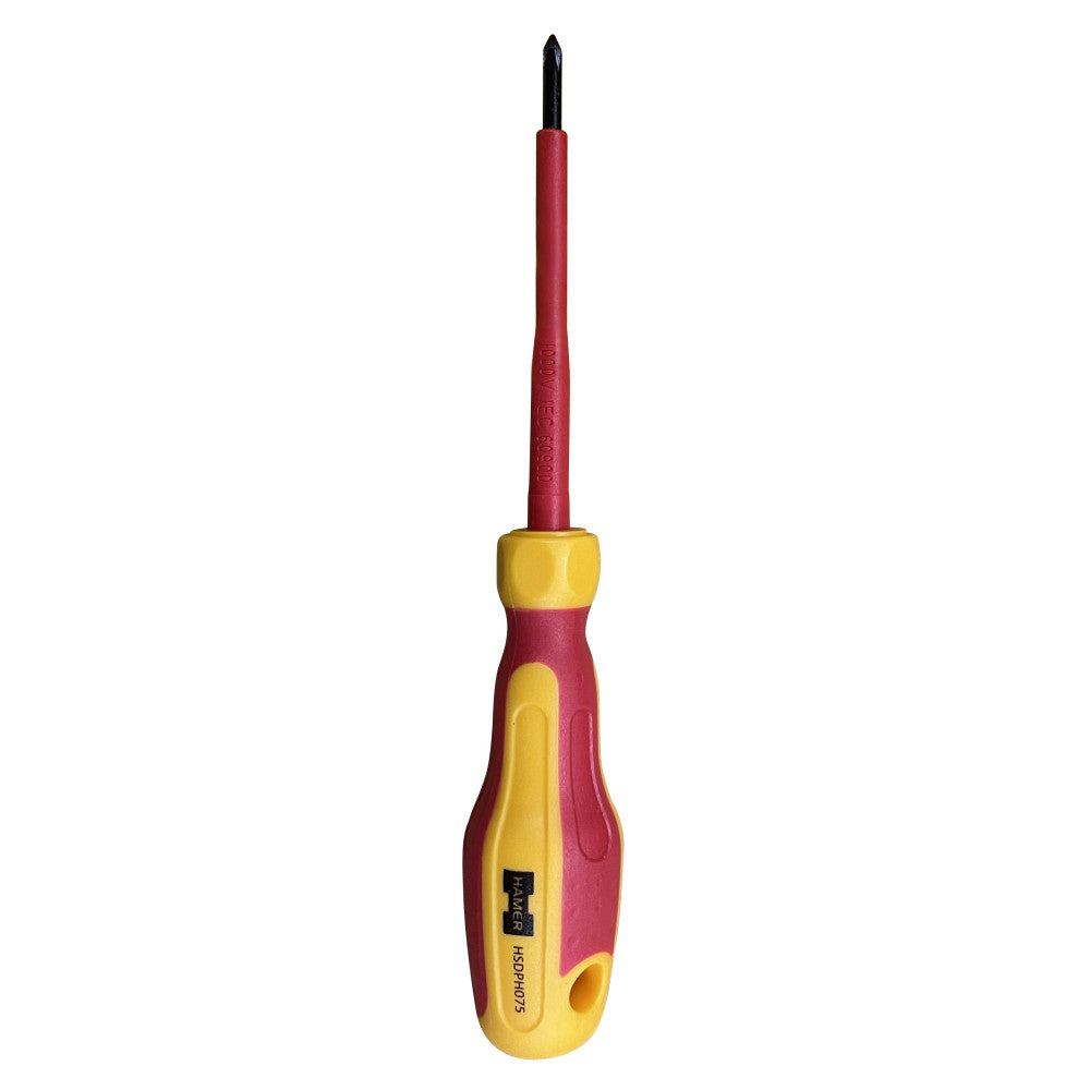 Hamer Tools Screwdriver Ph #0 75mm Vde 1000V