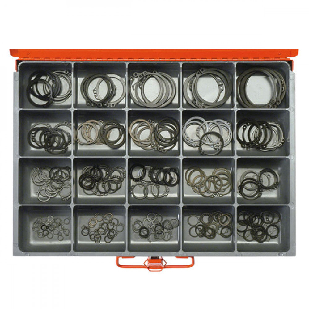 260Pc Master External Circlip Assortment - Metric