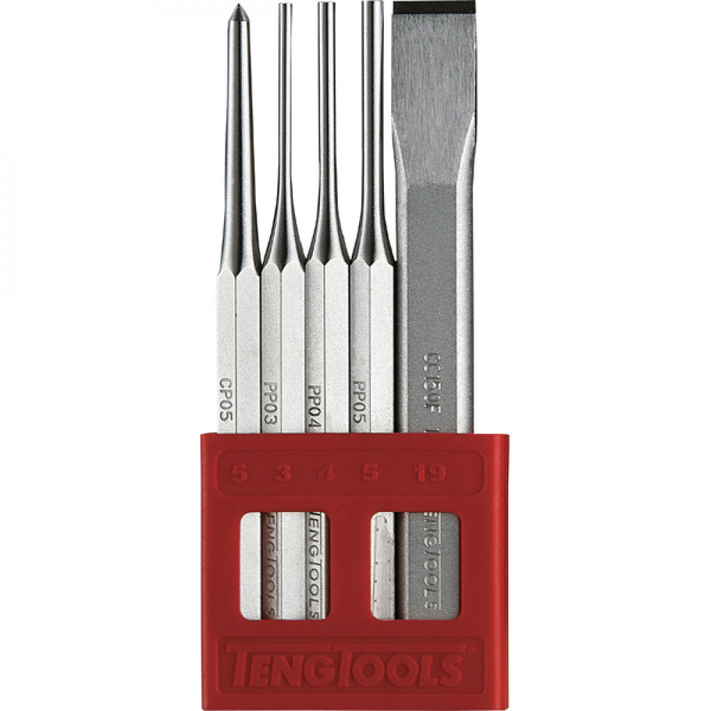 Teng 5Pc Punch & Chisel Set