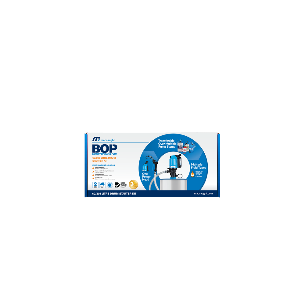 BOP 60/205L Battery Operated Pump - Universal Starter Kit