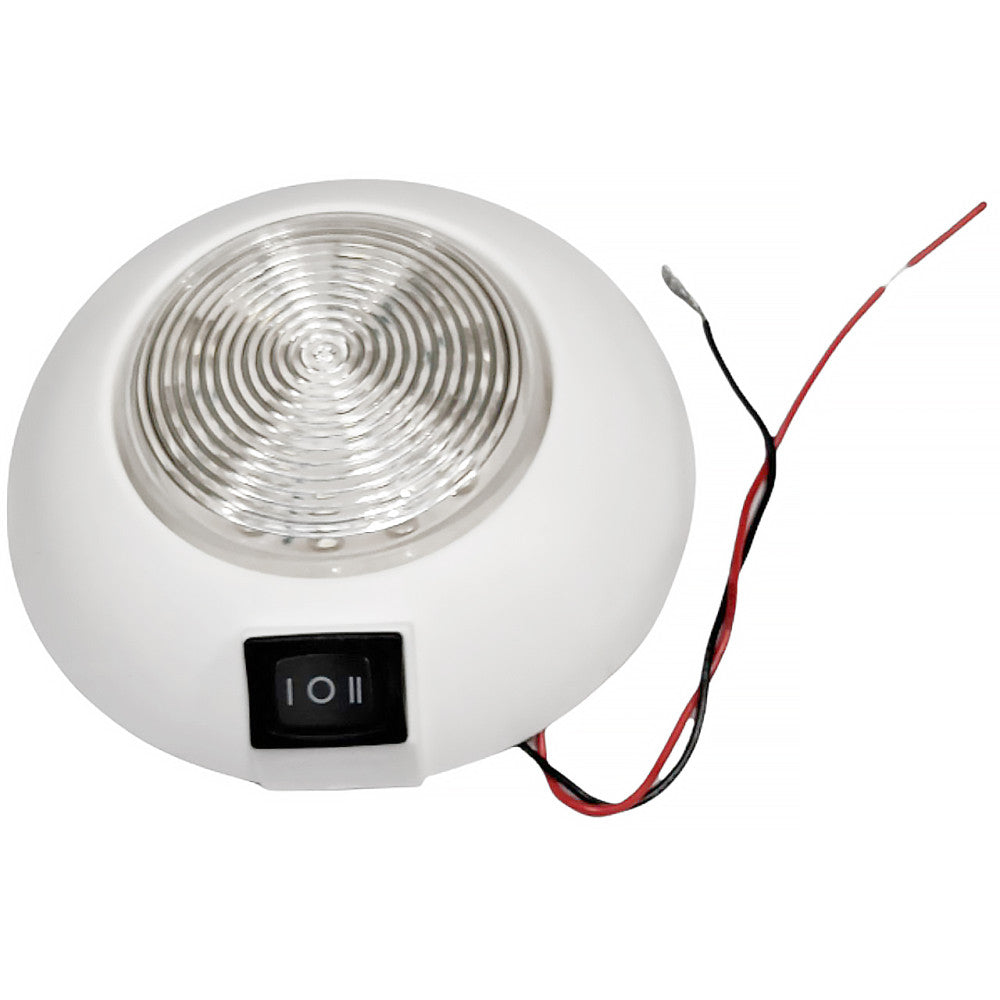 Light LED Sur Mt R&W Cab - 103mm Dia 80/60mA