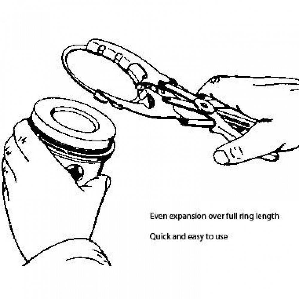 Plier Piston Ring 45-100mm Facom 751.T - Ring Expander